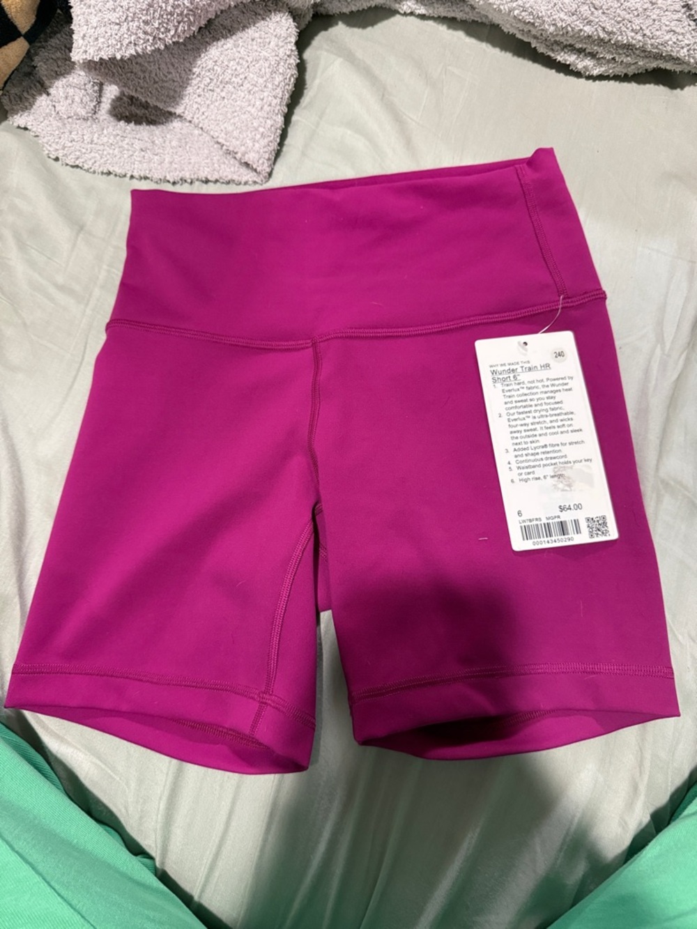 lululemon athletica Women’s High-Rise Bike Shorts - Magenta